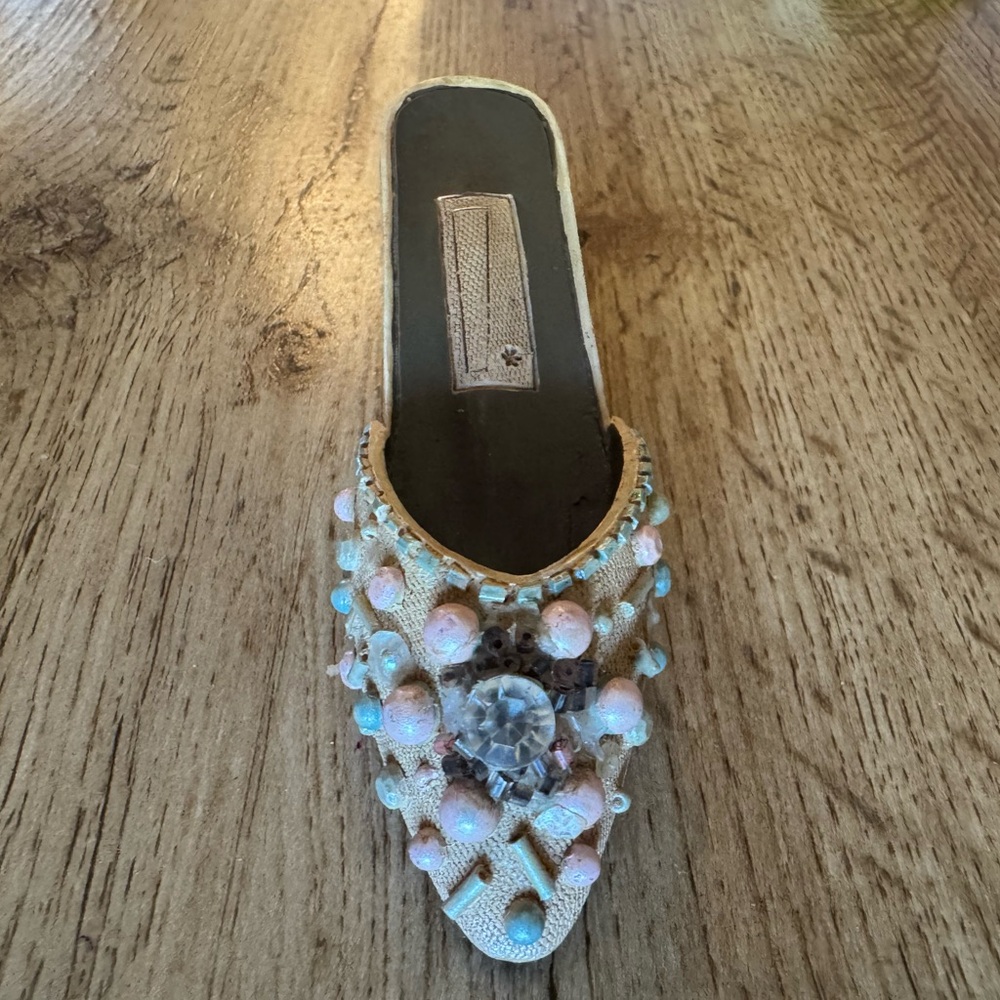 Embellished Slip-On Mules